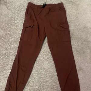 Aeropostale Brown Cargo Pants Relaxed Fit